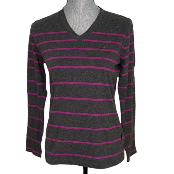 NAUTICA LONG SLEEVE TOP SIZE M - Picture 1 of 4